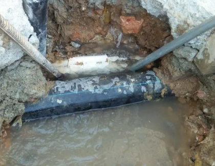陵城测漏水之水管漏水